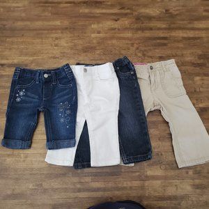 12m Girls Pants Jeans Lot (4)